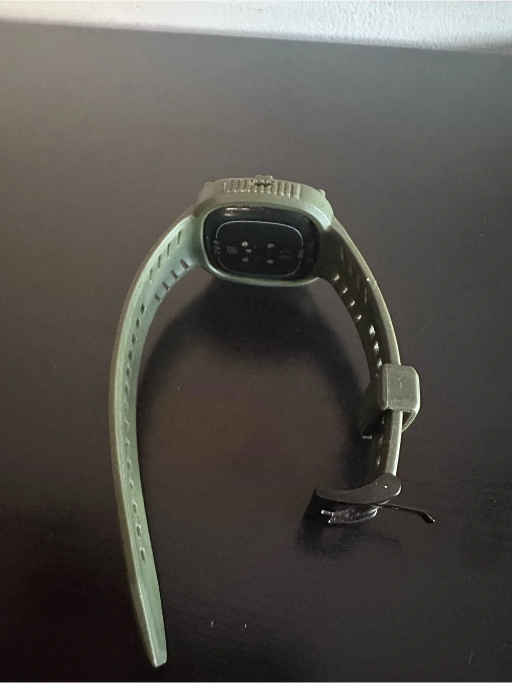fitbit Olive Green Tactical Smartwatch with Green Display